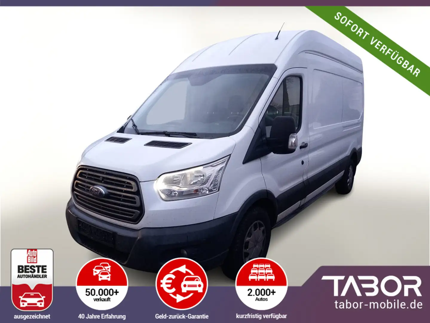 Ford Transit FT 350 2.0 TDCi 170 L3 Trend Klima PDC Weiß - 1