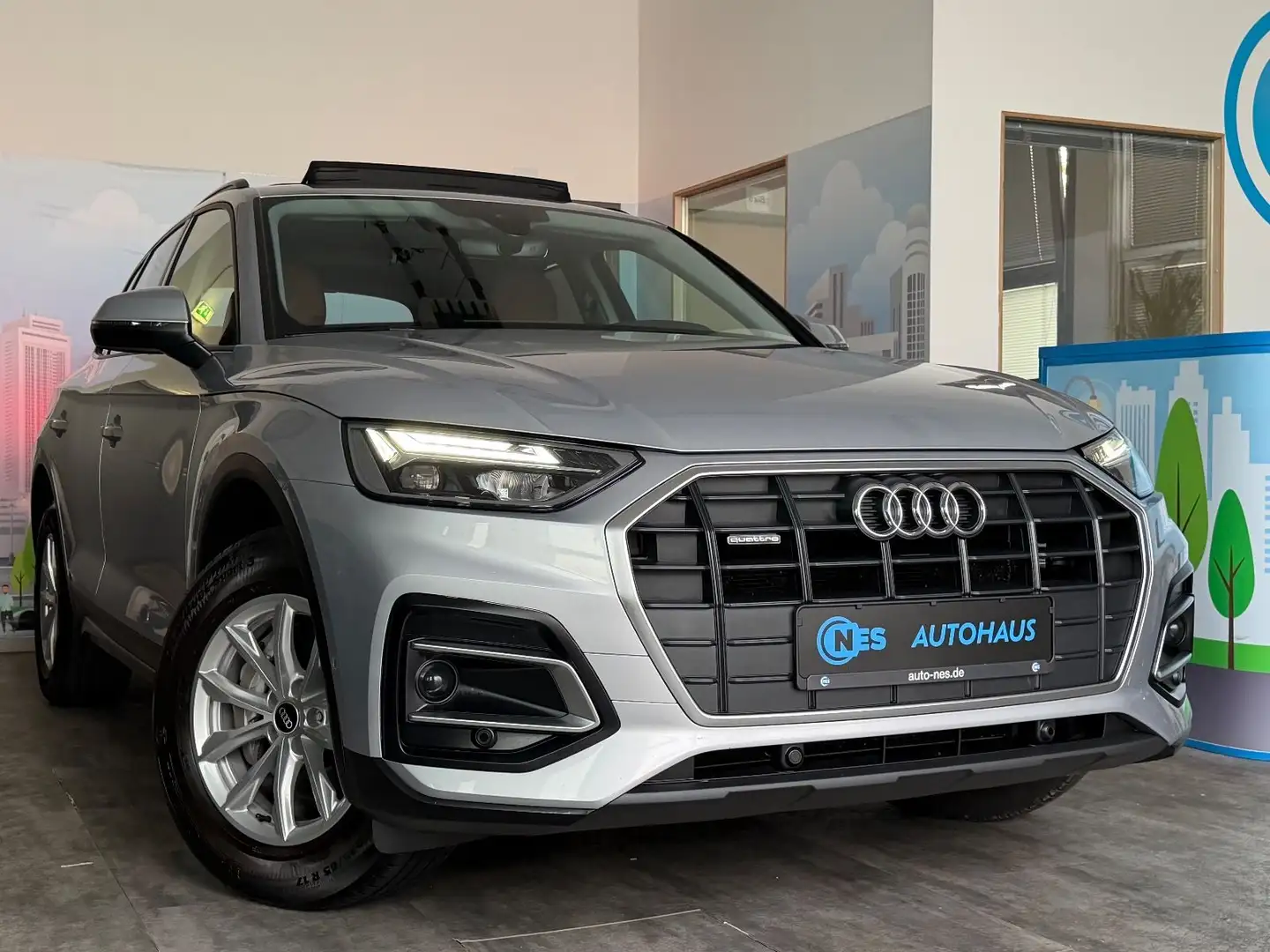 Audi Q5 40 TDI QUATTRO*LEDER*PANORAMA*LED*WINTERRÄDER Argent - 2