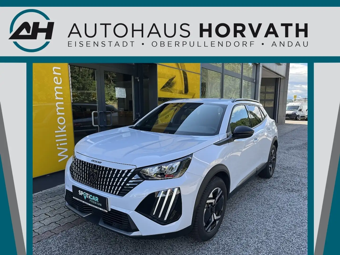 Peugeot 2008 PureTech 100 S&S Allure 6-Gang-Manuell Weiß - 1