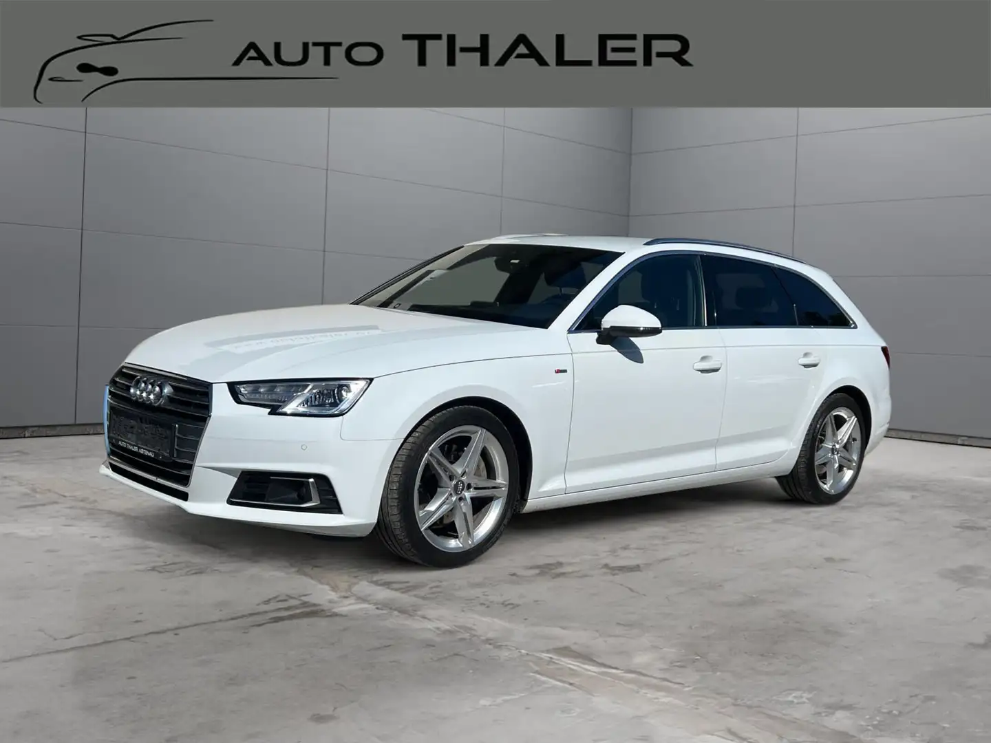 Audi A4 A4 Avant 2,0 TDI quattro S-LINE  S-tronic Sport Weiß - 1