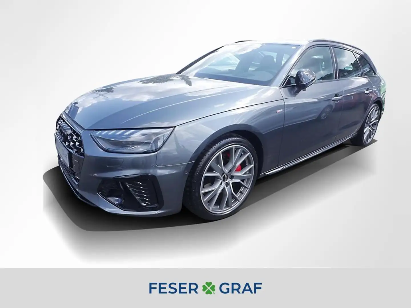 Audi A4 Avant 40 TDI 2x S line AHK Matrix Pano Standh Grau - 1