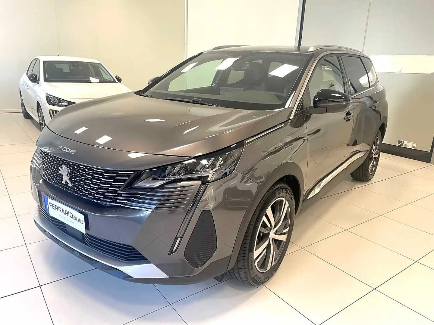 Peugeot 5008 2ª serie Hybrid 136 e-DCS6 Allure Pack - Grigio - 1