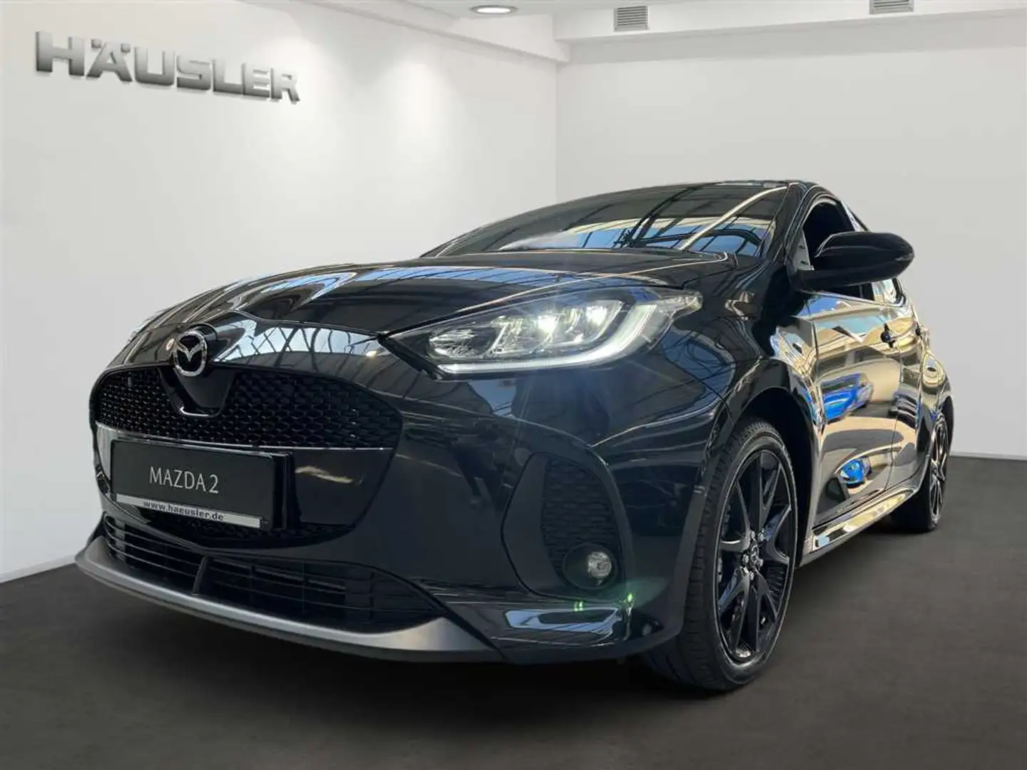 Mazda 2 Homura mit Automatik, Voll-LED, ACC & Kamera Schwarz - 1