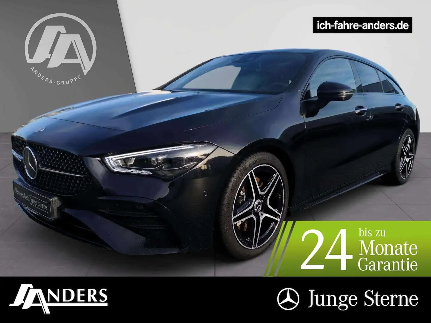 Mercedes-Benz CLA 200 SB AMG PREMIUM PLUS+Night+Pano+HUD+Distr Zwart - 1