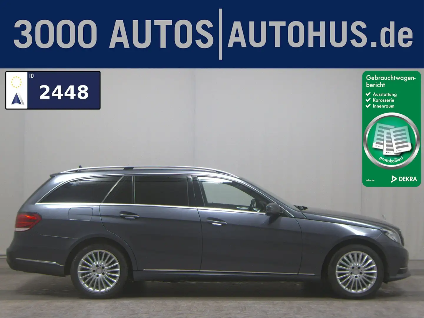 Mercedes-Benz E 300 T CDI Elegance COMAND LED PDC SHZ Gris - 1