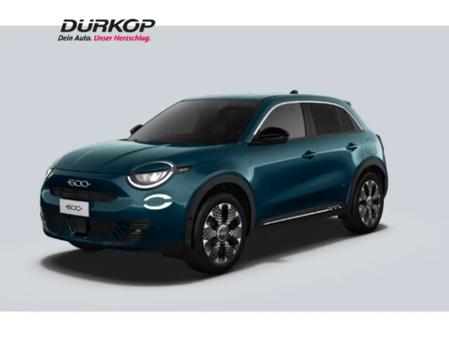 Fiat 600 Sonderaktion Klimaanlage Tempomat Einparkhilfe Mil Vert - 1