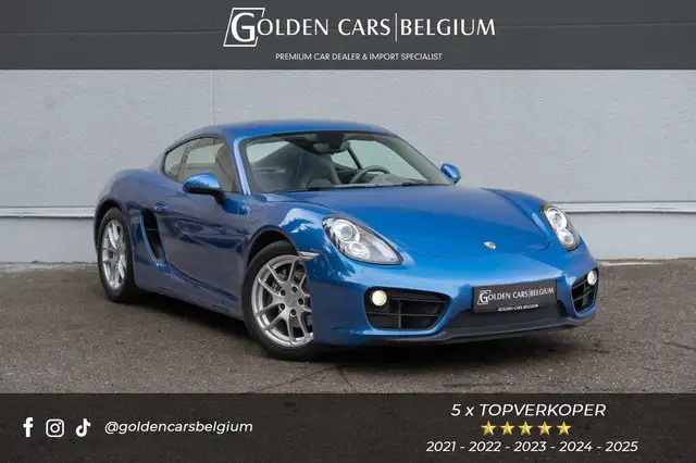 Porsche Cayman 2.7i 18"/6-GANG/BLUETOOTH/SPOILER/SAPHIRBLAUW