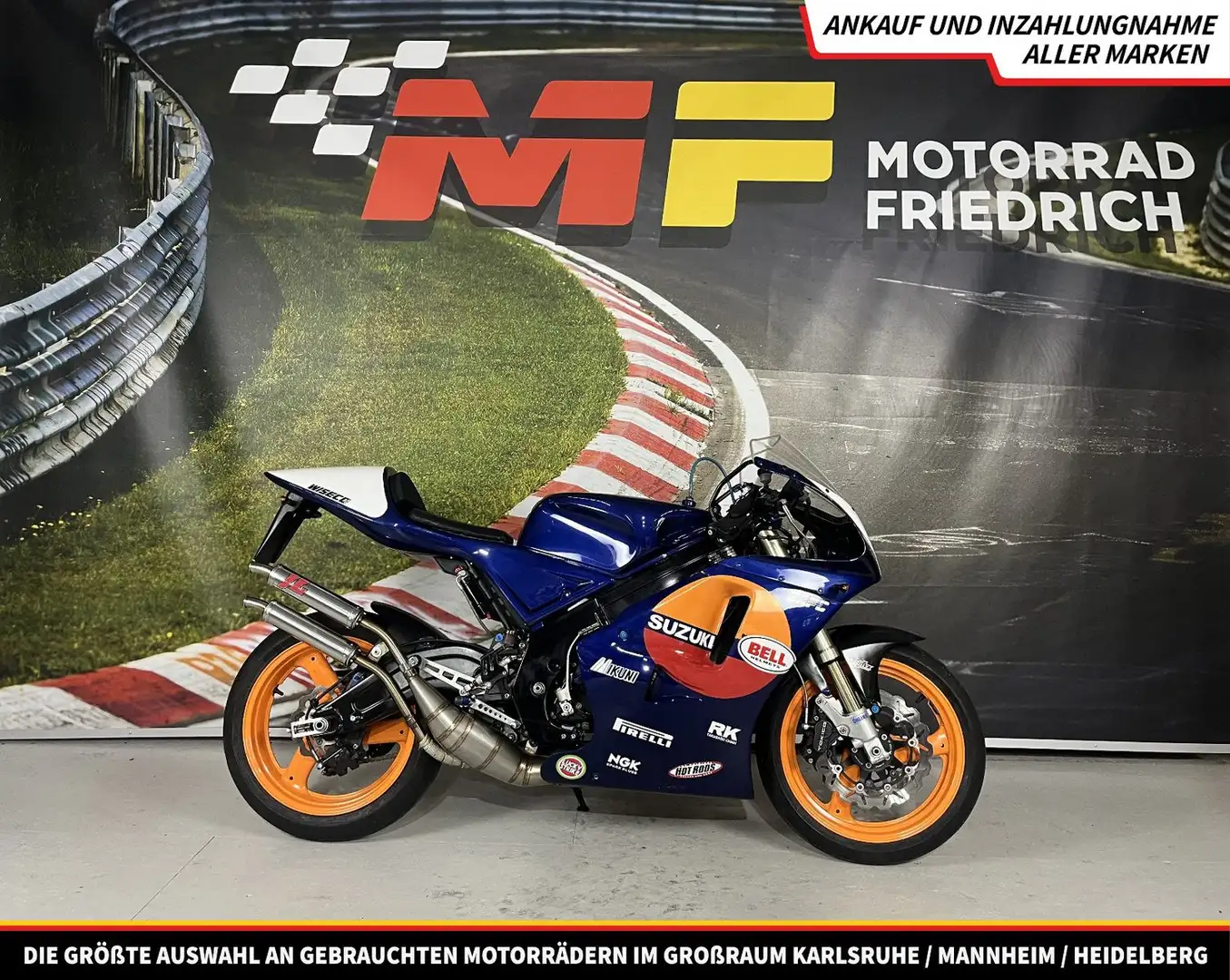 Suzuki RGV 250 VJ22B [TYGA | FÖRSTER MOTOR] Blauw - 1