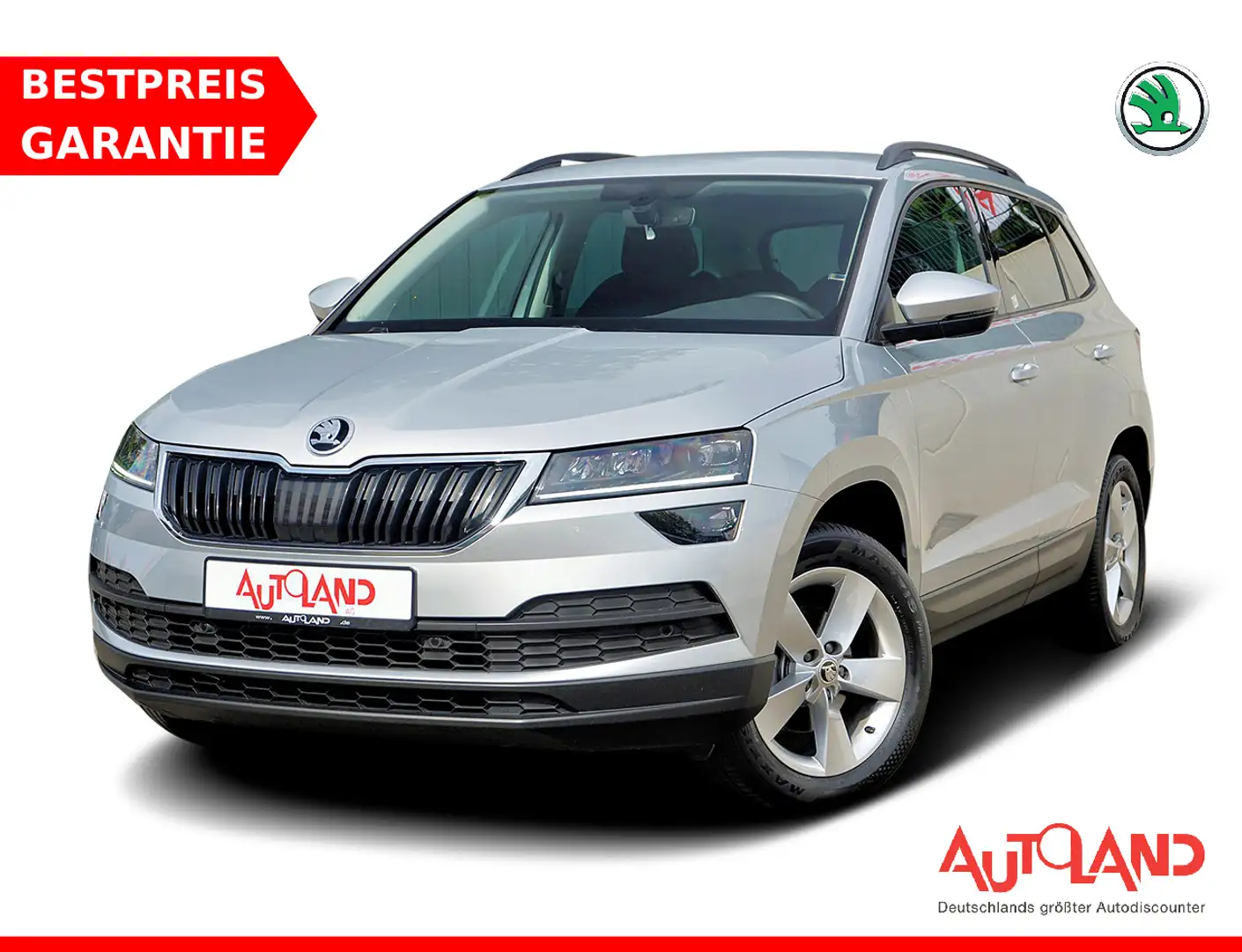 Skoda Karoq 1.5 TSI LED Navi Kamera Android Apple Silber - 1