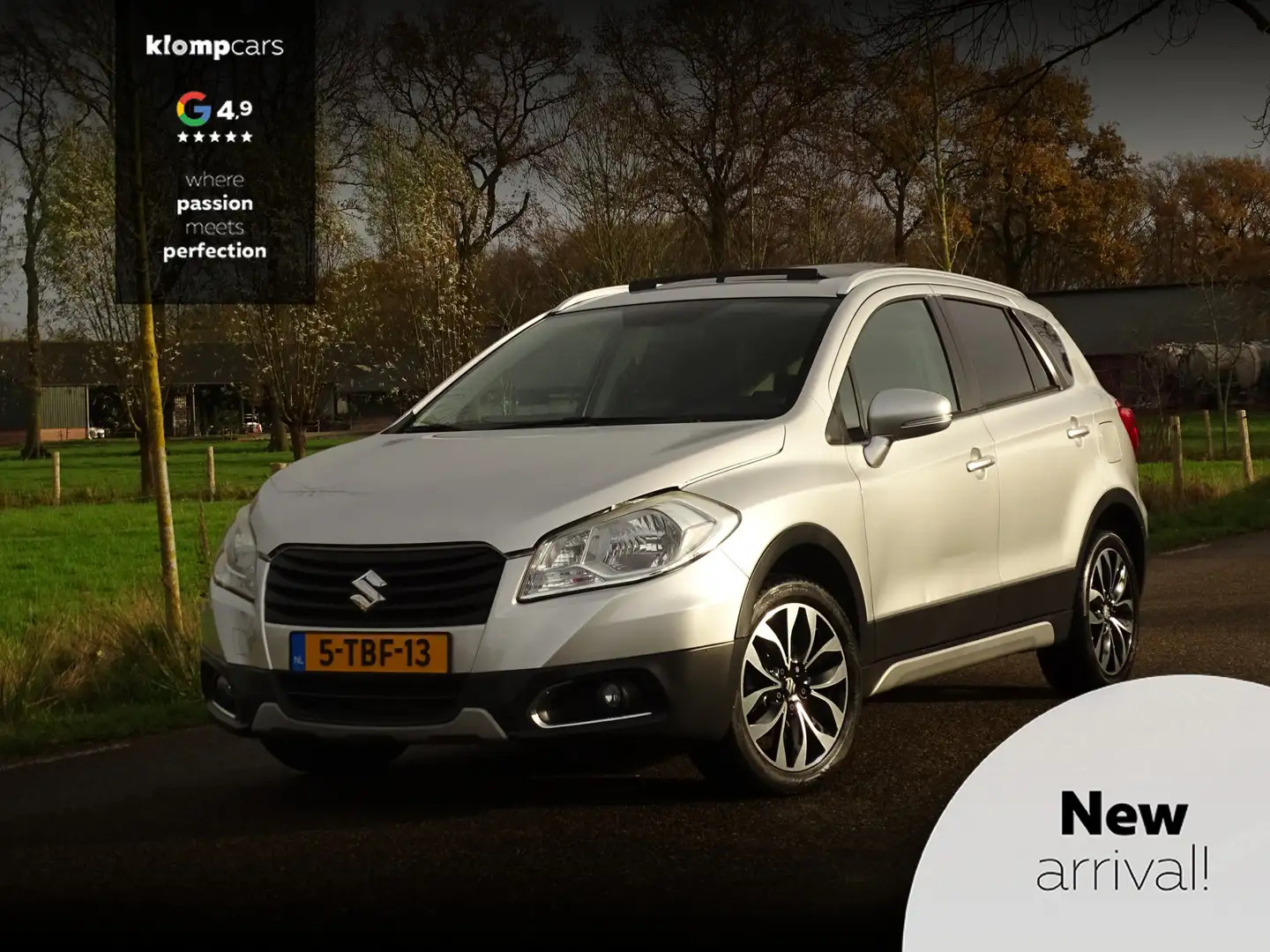 Suzuki SX4 S-Cross 1.6 Exclusive | Schuifdak | Camera | Cruise | Clim Grau - 1