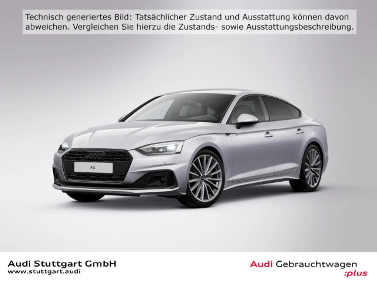 Audi A5 advanced 40 TFSI S tronic S line Silber - 1