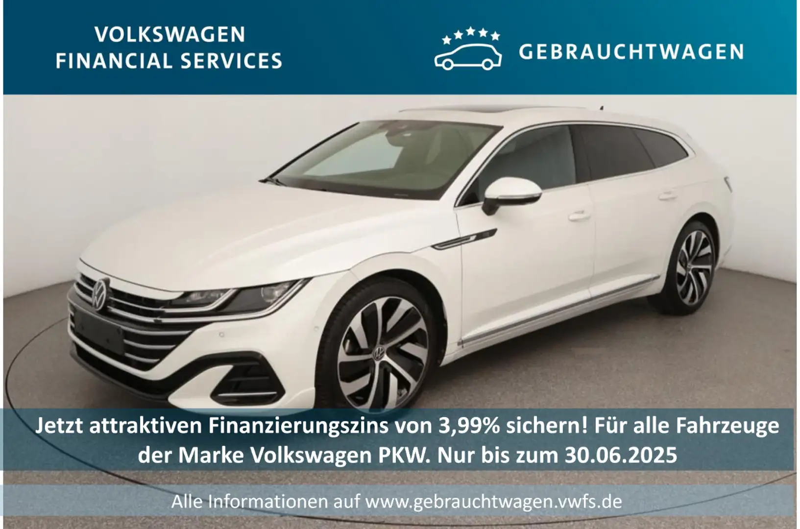 Volkswagen Arteon SB Elegance 2.0 TSI DSG AHK*Harman*RFK*PD Weiß - 1