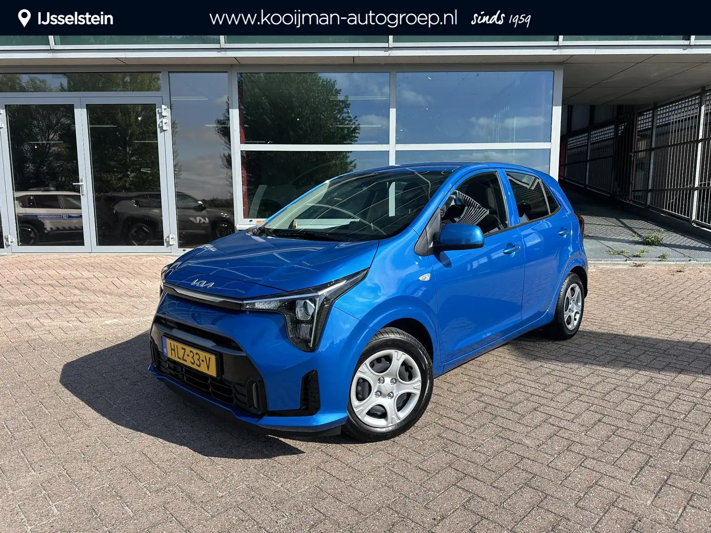 Kia Picanto 1.0 DPI DynamicLine Navi, direct leverbaar, Faceli Blauw - 1