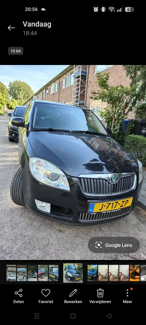 Skoda Fabia Fabia 1.4-16V Ambition Bns Zwart - 2