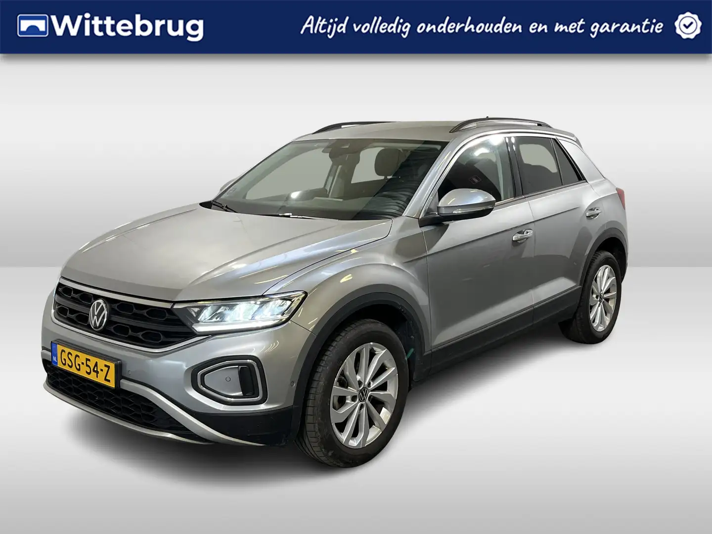 Volkswagen T-Roc 1.0 TSI Life Edition / ADAPT. CRUISE/ GARANTIE TM Gris - 1