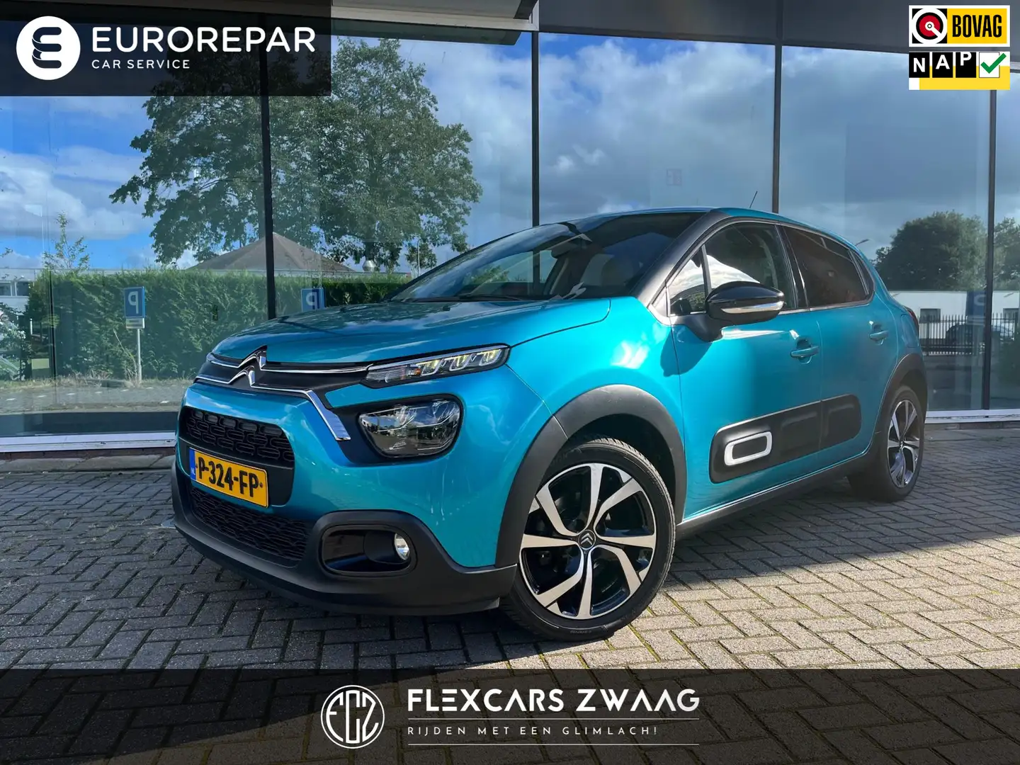 Citroen C3 1.2 PureTech 110pk Shine - Automaat - Navi - Camer Azul - 1