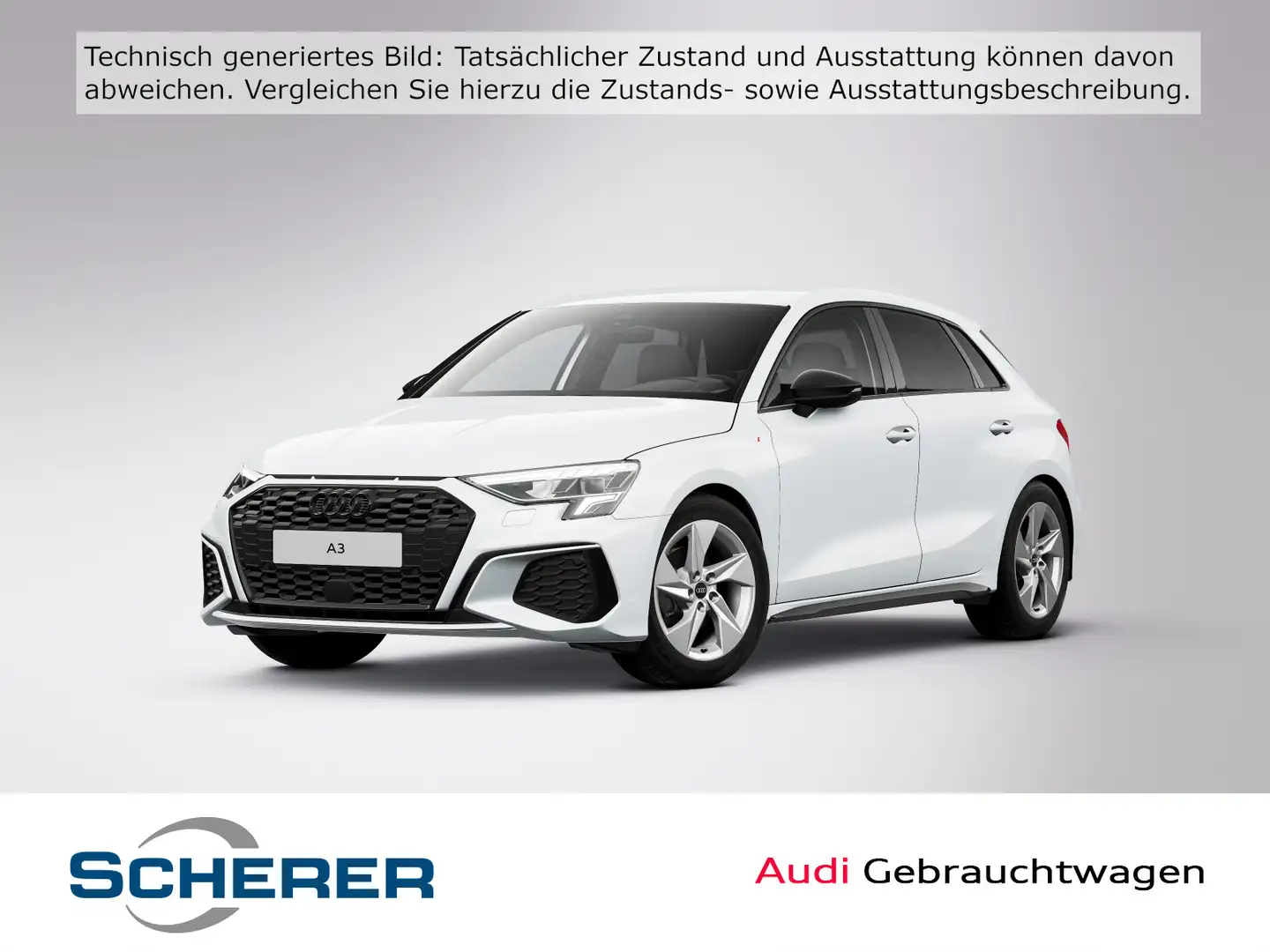 Audi A3 S line 35 TDI 110(150) kW(PS) S tro Weiß - 1