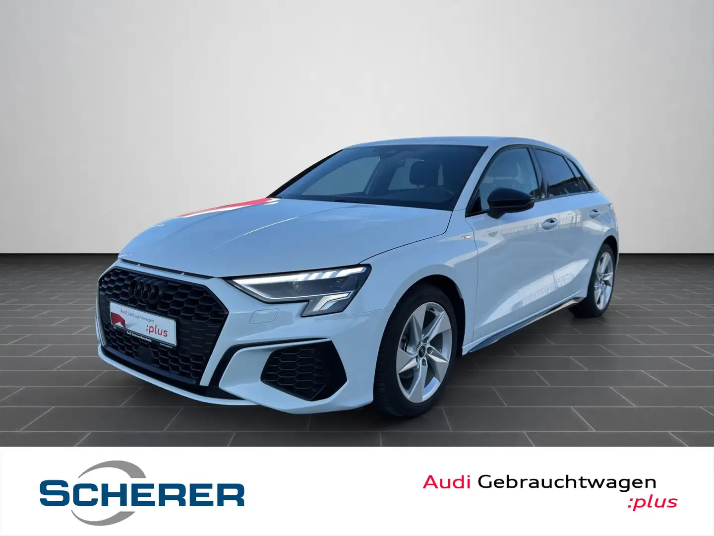 Audi A3 35 TDI S tronic S LINE NAVI PLUS CA Weiß - 1