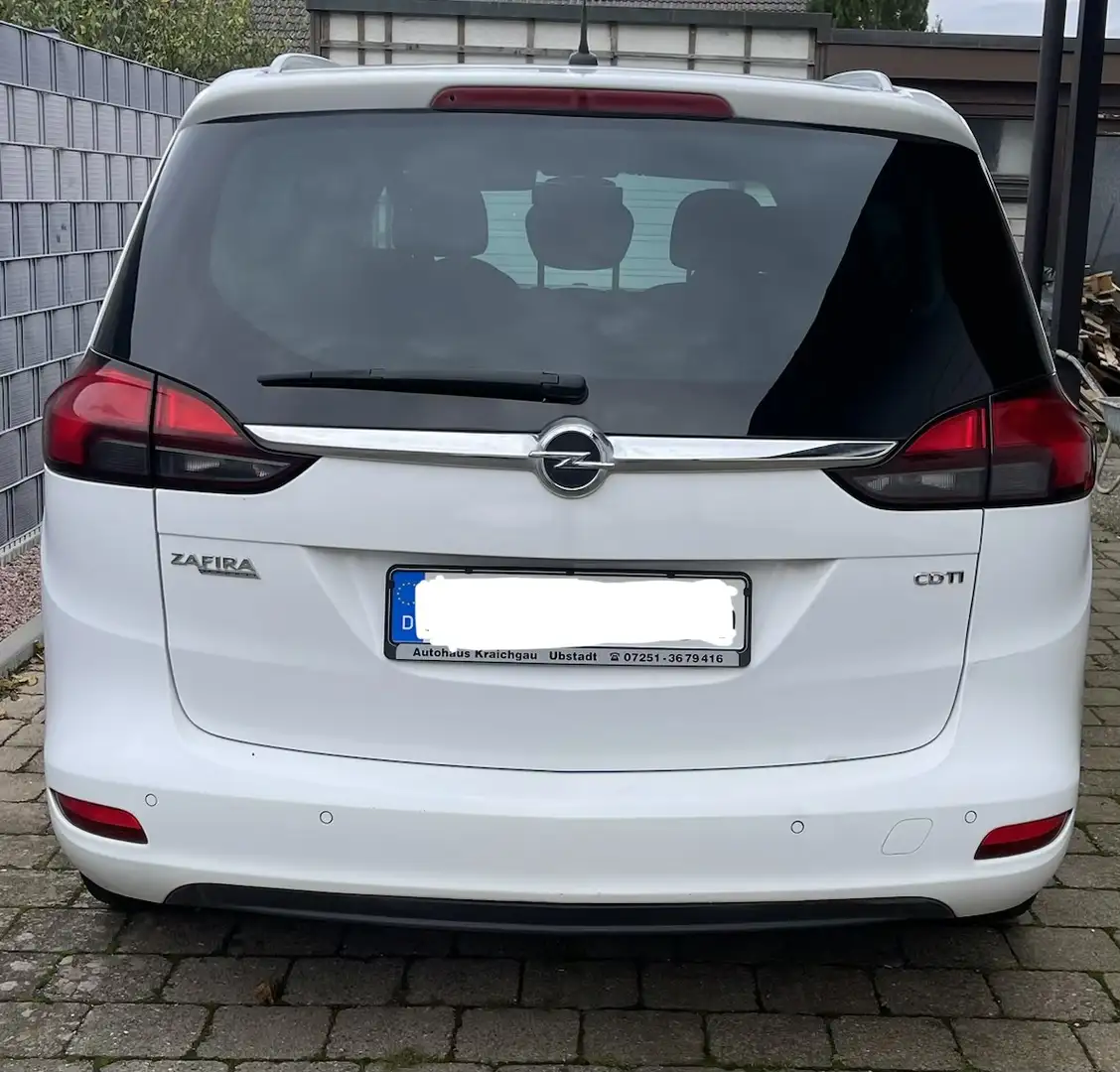 Opel Zafira Tourer Edition Weiß - 2