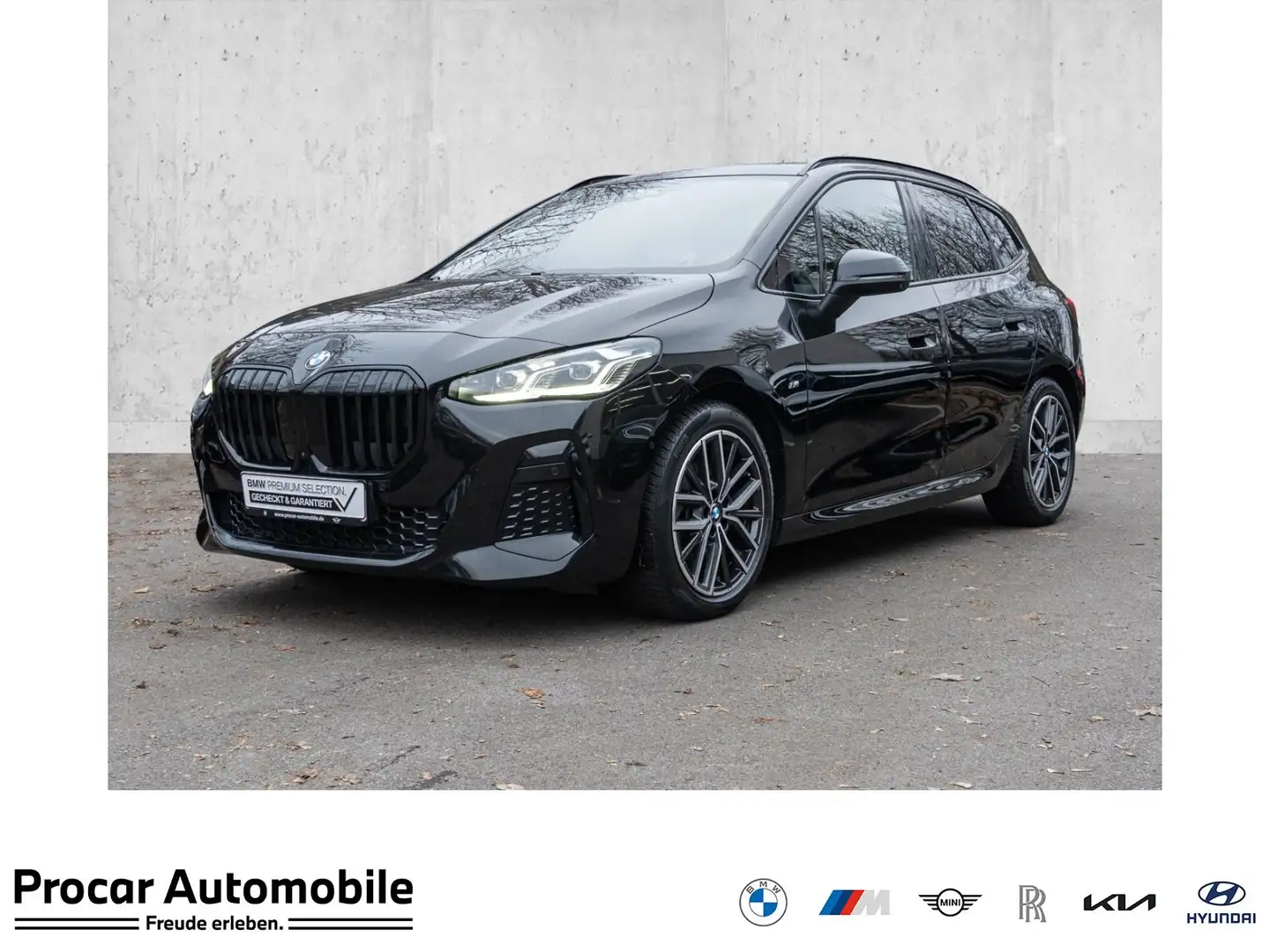 BMW 220 i M Sport Aut. HUD PANO AHK 360°KAM RFK NAVI LED Schwarz - 1