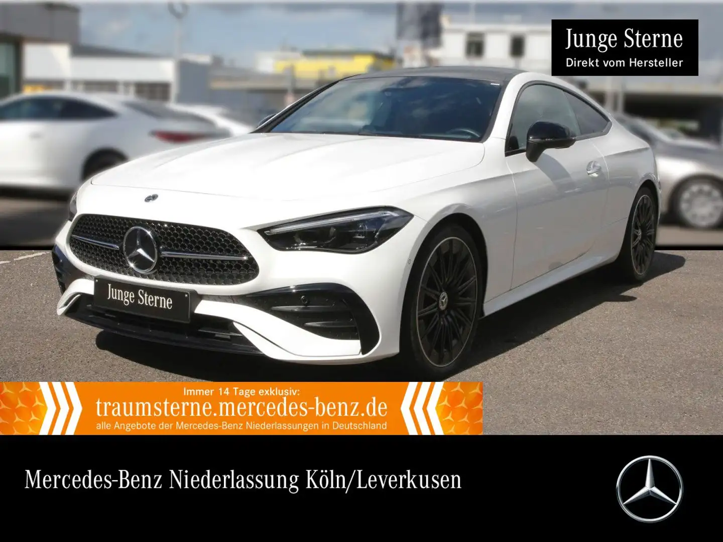 Mercedes-Benz CLE 200 AMG+NIGHT+PANO+LED+BURMESTER+KAMERA+TOTW Weiß - 1