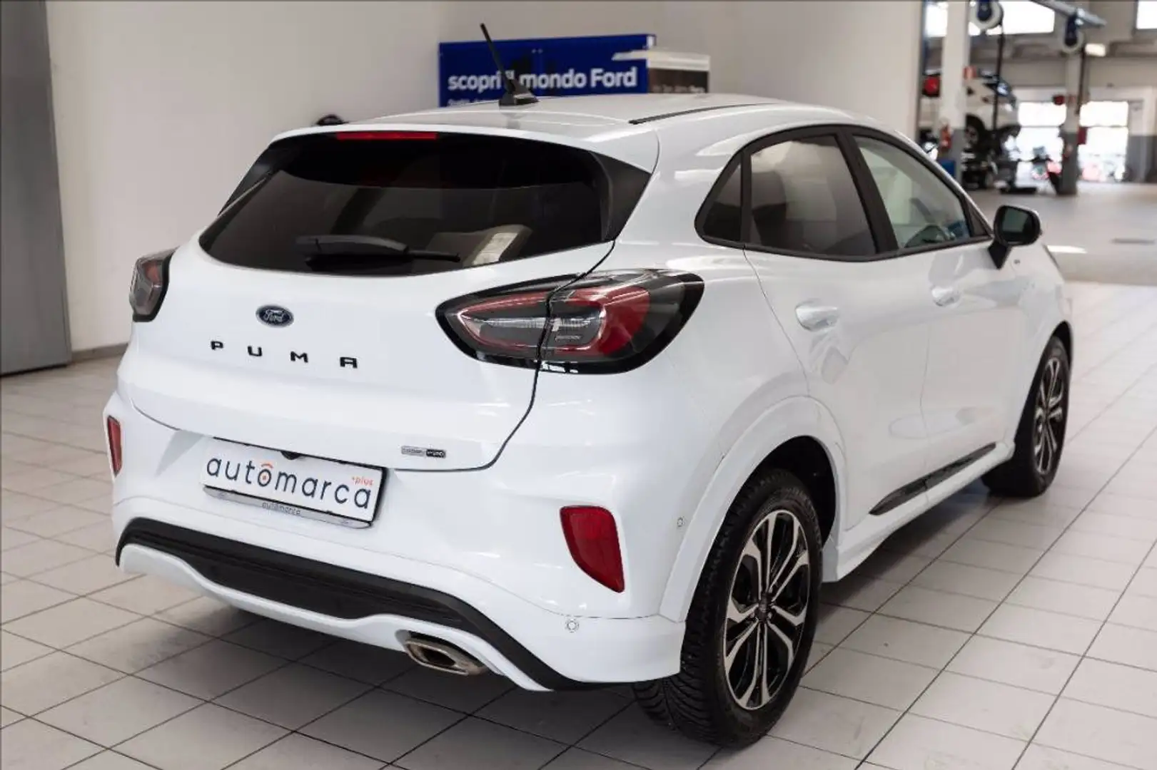 Ford Puma 1.0 ecoboost h ST-Line s&s 125cv auto Blanc - 2