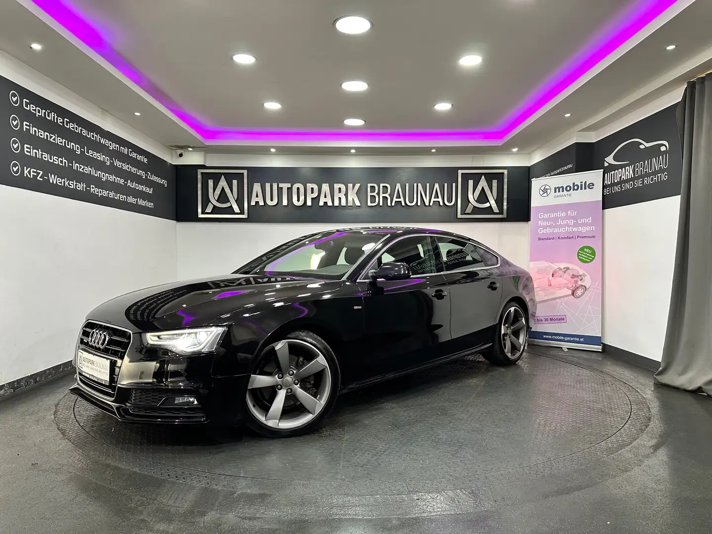 Audi A5 SB 2,0 TDI quattro Sport S-tronic *1.BESITZ*S-LINE Zwart - 1