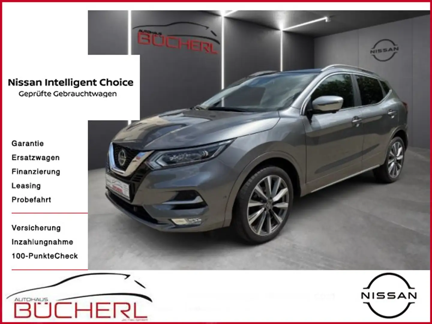 Nissan Qashqai Tekna+, 360°-Kam., PANO, Winterpaket Grau - 1