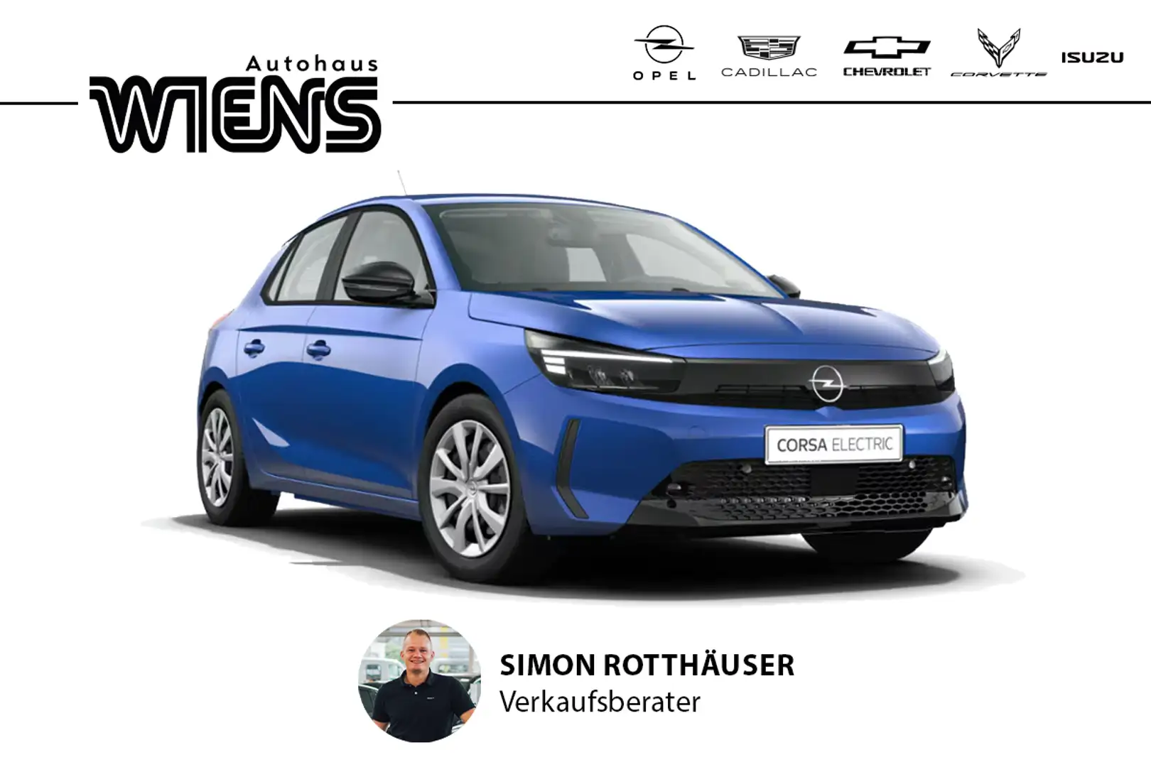Opel Corsa-e 100KW GS Blau - 1