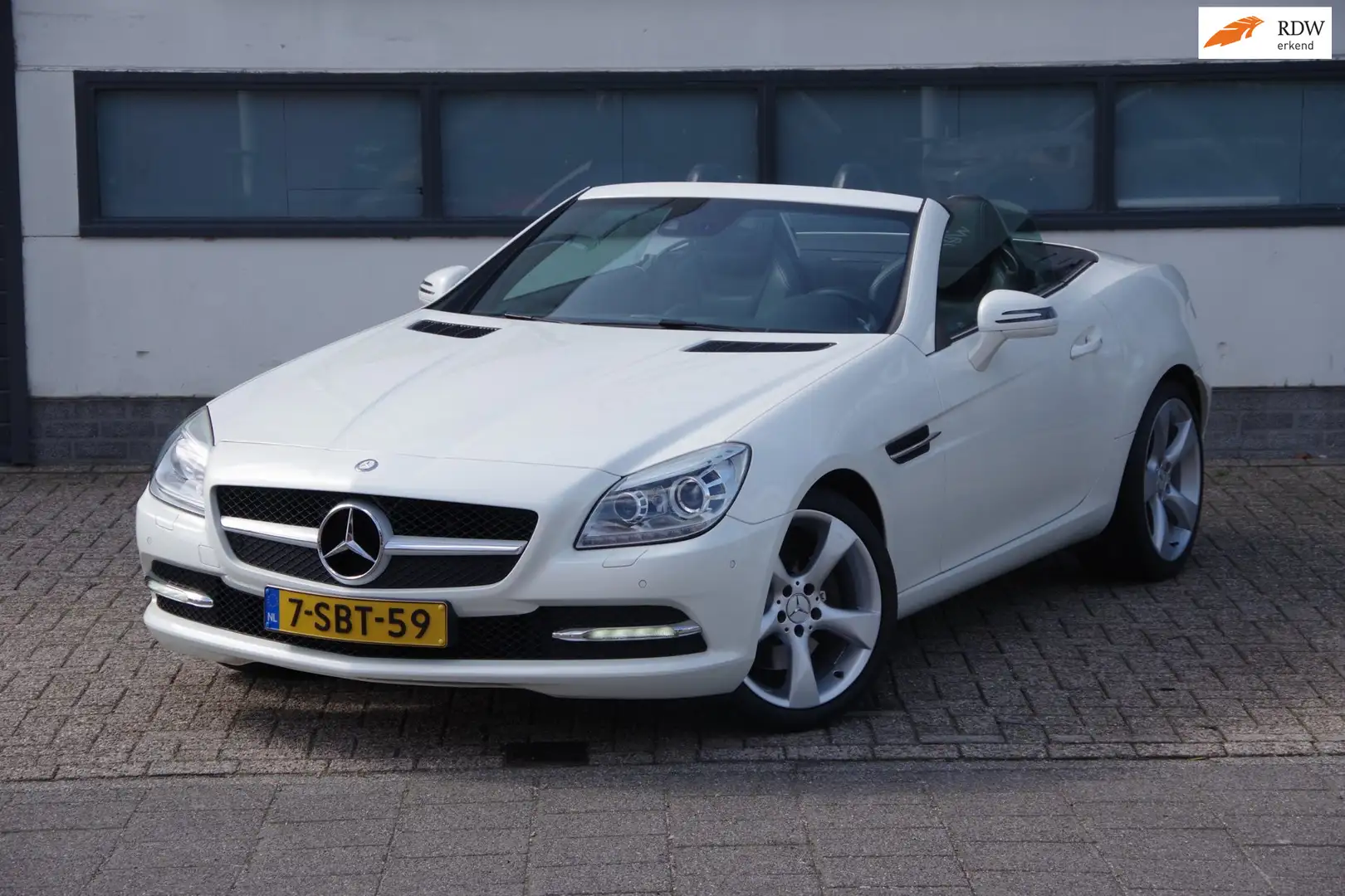 Mercedes-Benz SLK 250 Edition 1 |Nieuwstaat| Leder| Navi| Weiß - 1