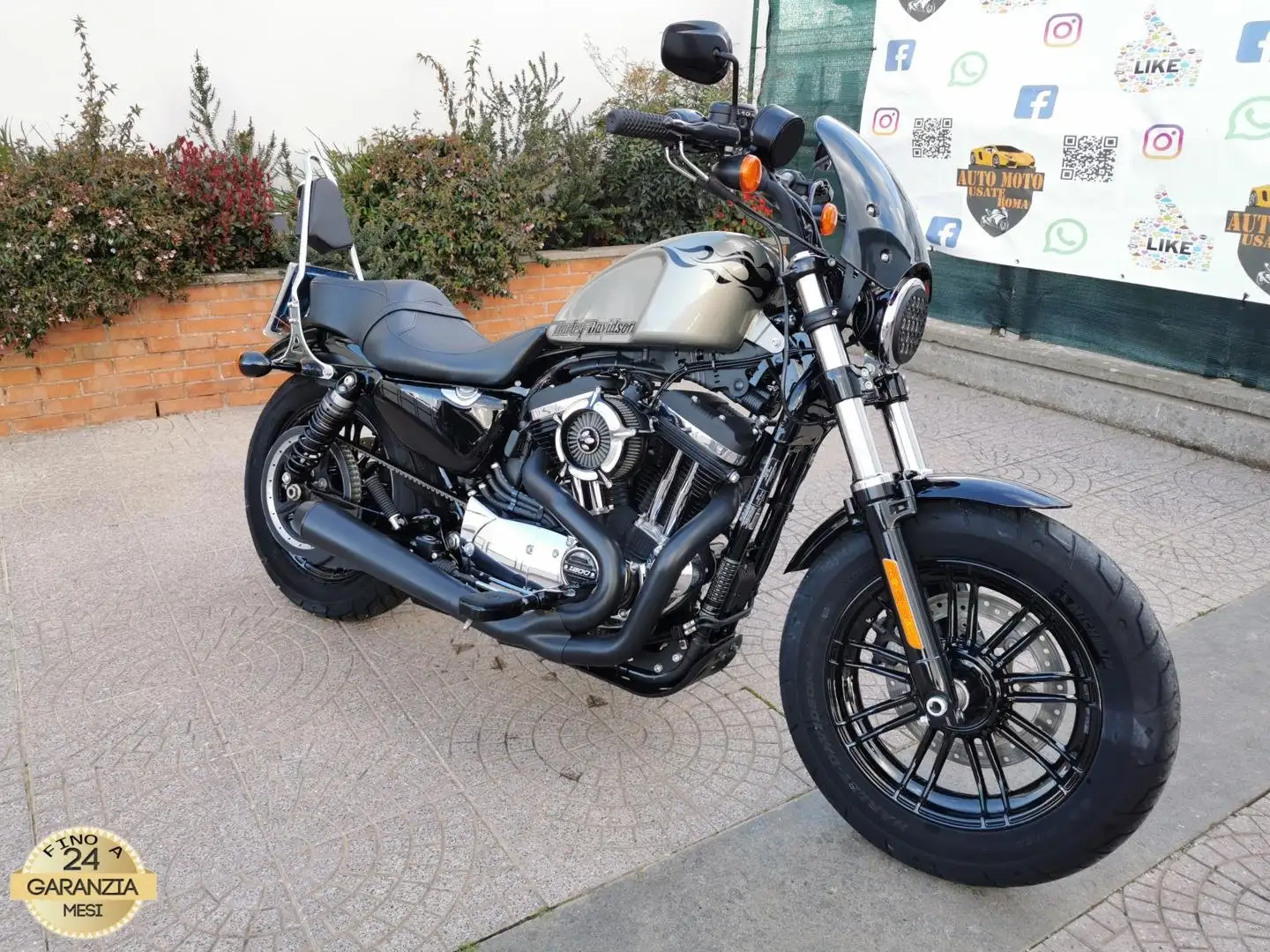 Harley-Davidson XL 1200 X FORTY-EIGHT * SPECIAL * 67 Cv Euro4 - AUTO MOTO Grigio - 1