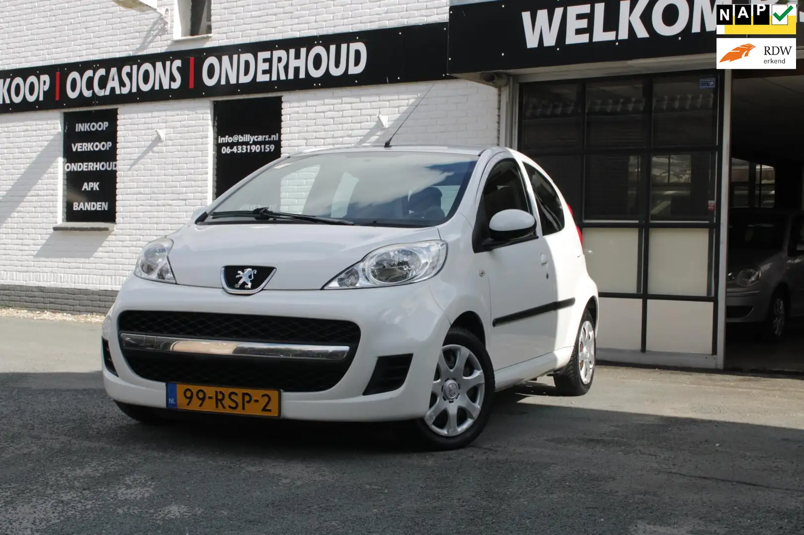 Peugeot 107 1.0-12V XS 5 Drs | Airco | Elec ramen | NAP Wit - 1
