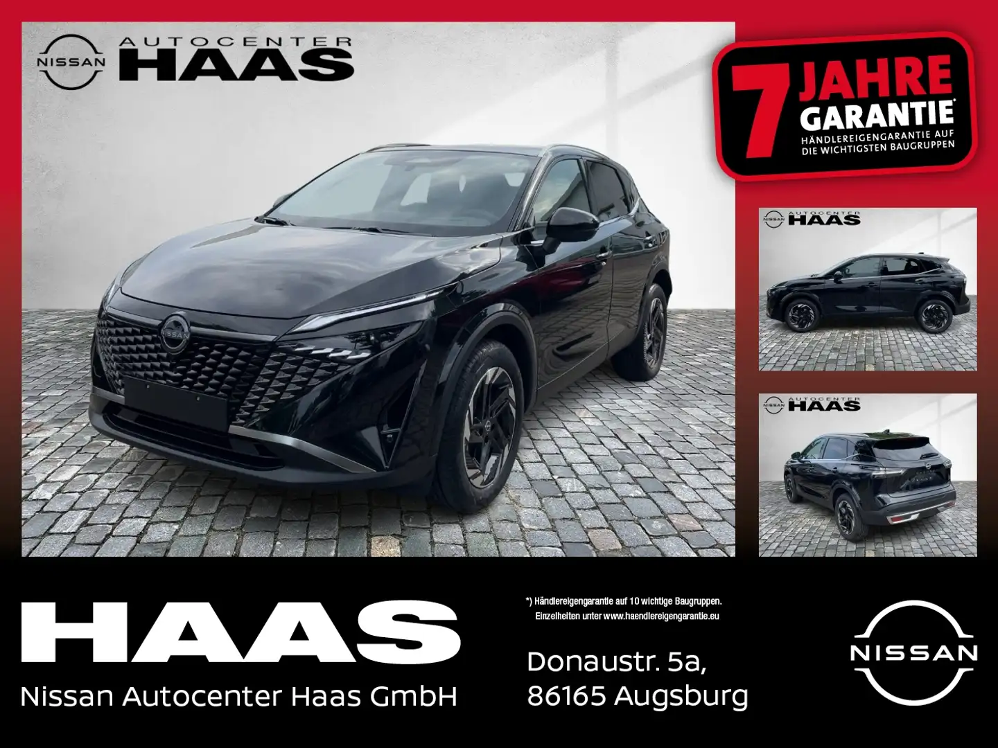 Nissan Qashqai 1.3 DIG-T MHEV N-Connecta Schwarz - 1