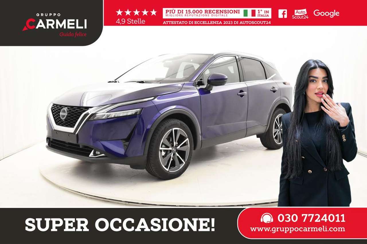 Nissan Qashqai 1.3 mild hybrid Tekna 2wd 158cv xtronic - KM0