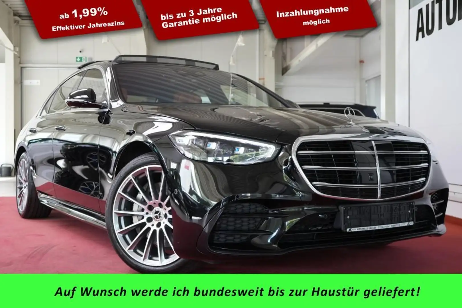 Mercedes-Benz S 400 d 4Matic AMG *LED*360-Kamera*Pano* Schwarz - 1