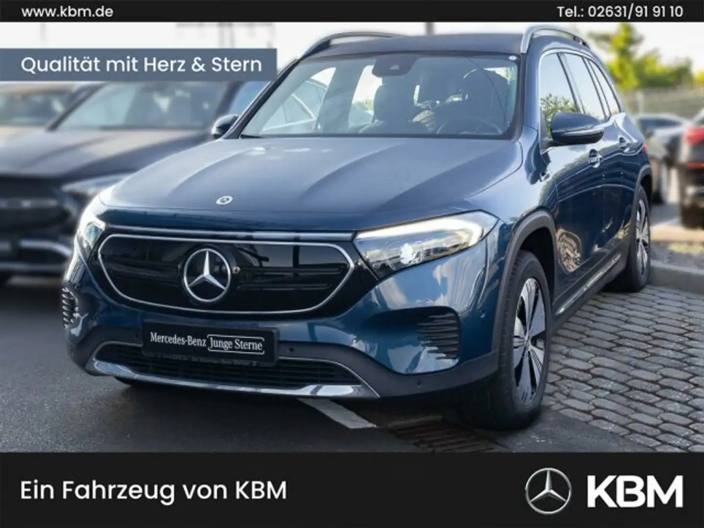 Mercedes-Benz EQB 300 EQB 300 4M PROGRESSIVE°ADV°MBUX+°PTS+RFK°E-KL Синий - 1