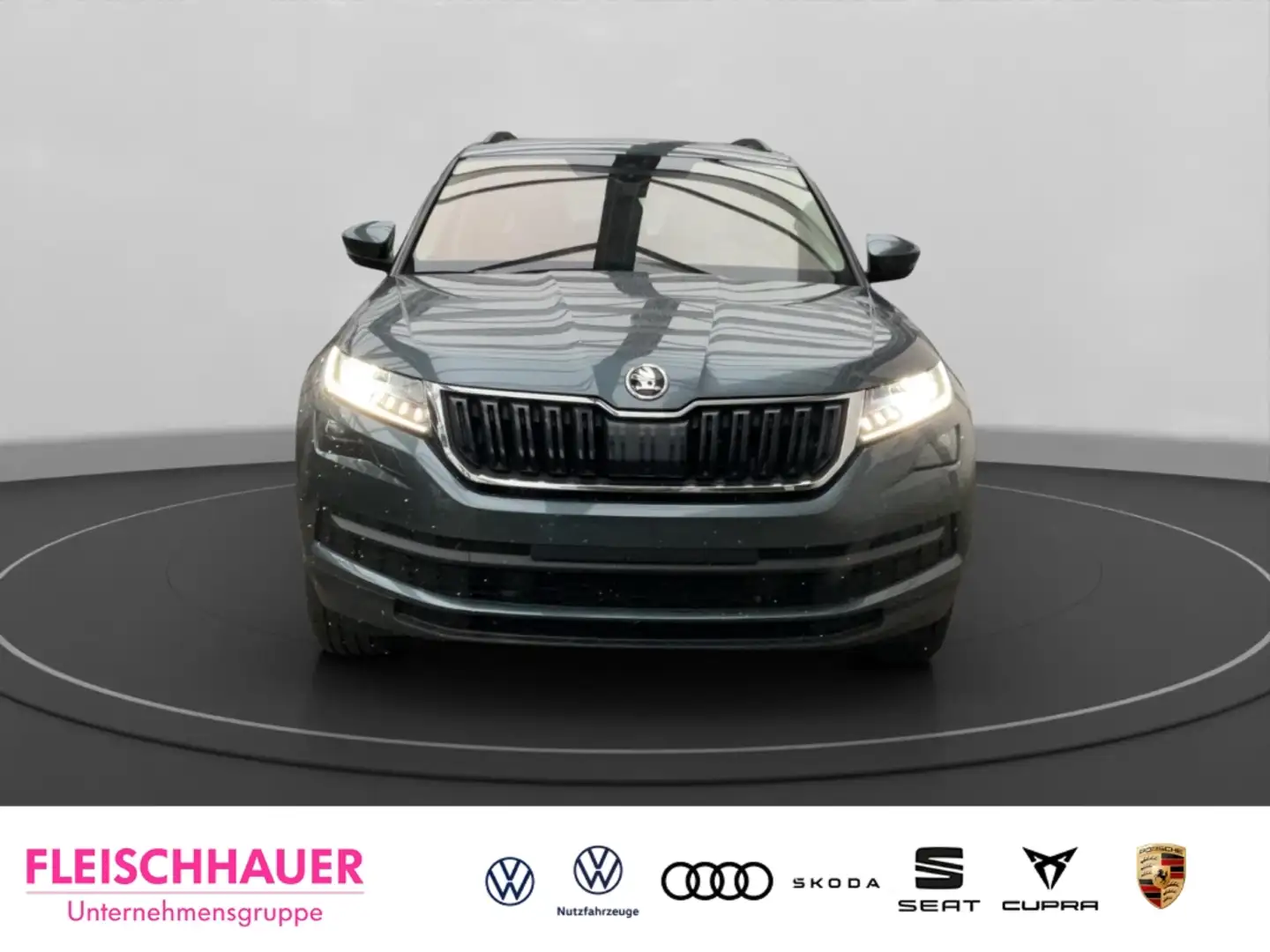 Skoda Kodiaq 2.0 TDI DSG 4x4 AD StandHZG AHK Navi 360 Kamera LE Grau - 2