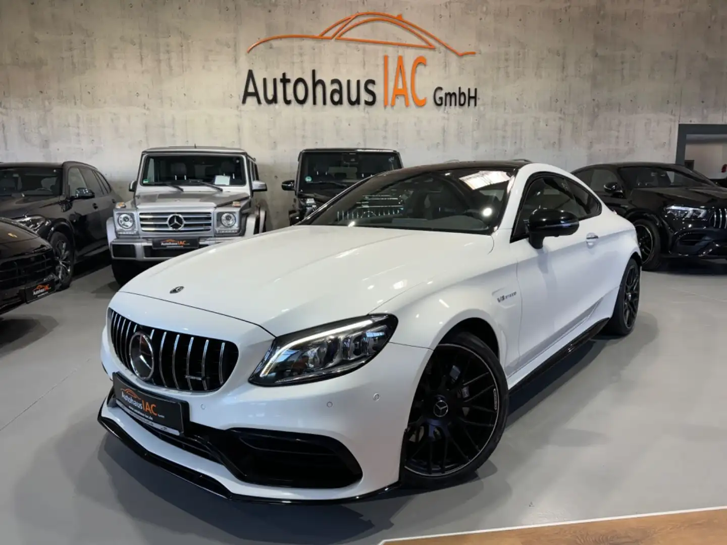 Mercedes-Benz C 63 AMG /COUPE/LED/SHZ/NAVI/SCHIEBEDACH/2.HAND Weiß - 1