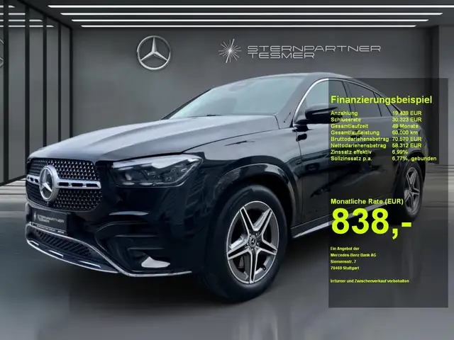 Mercedes-Benz GLE 300 d 4M Coupé AMG Mbeam MBUX Memo 360° Ambi