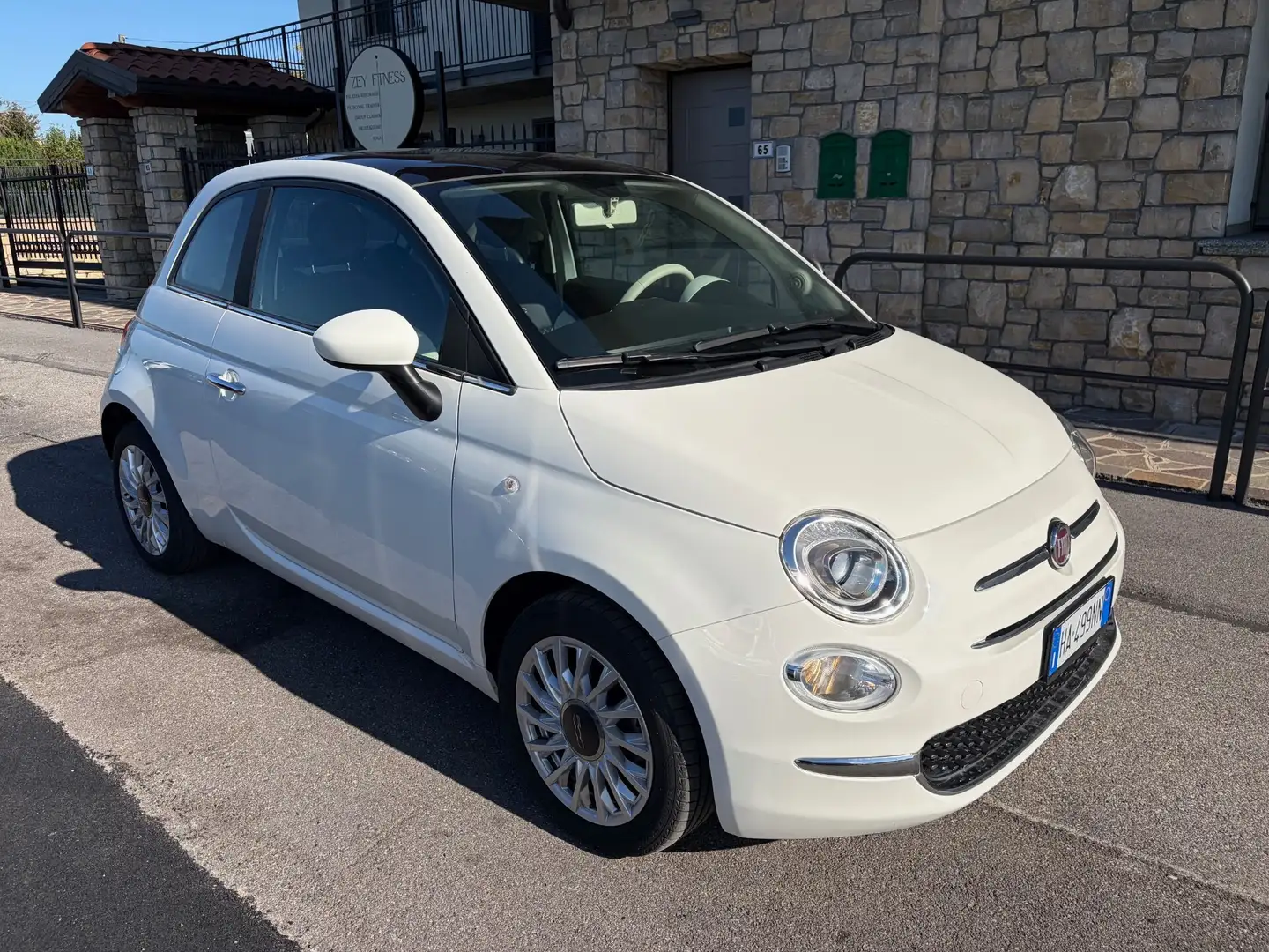 Fiat 500 500 1.0 Hybrid Dolcevita Blanc - 1