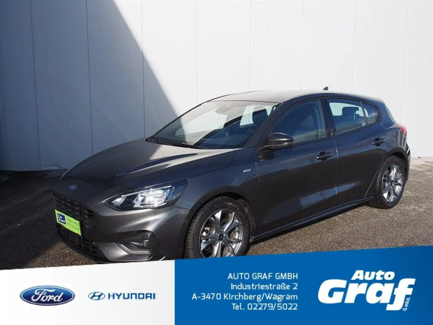 Ford Focus 1,5 EcoBoost ST-Line Aut. Grau - 1