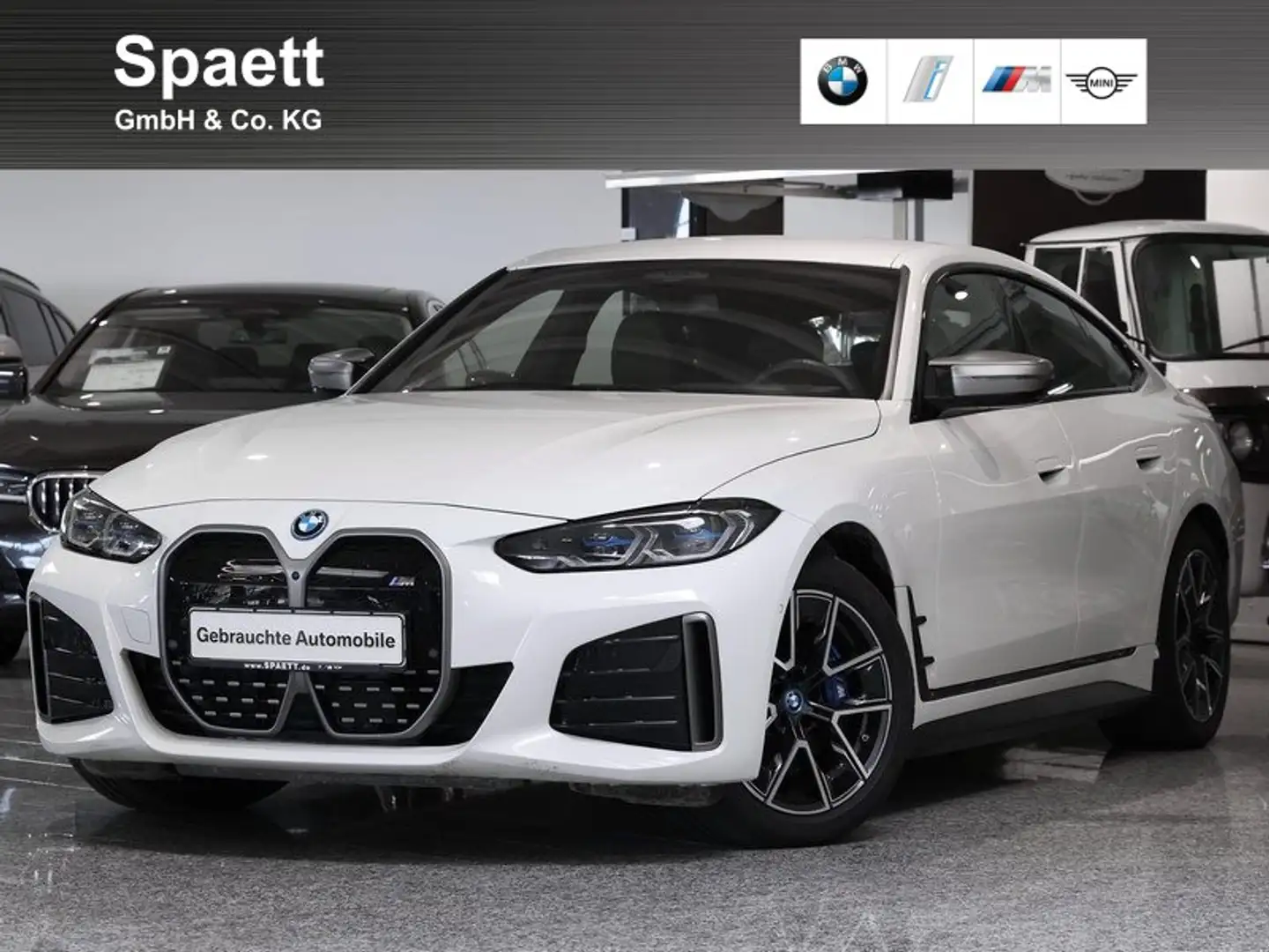 BMW i4 M50 Gran Coupé Laser 360° HarmKar. DrivAssProf. Weiß - 1