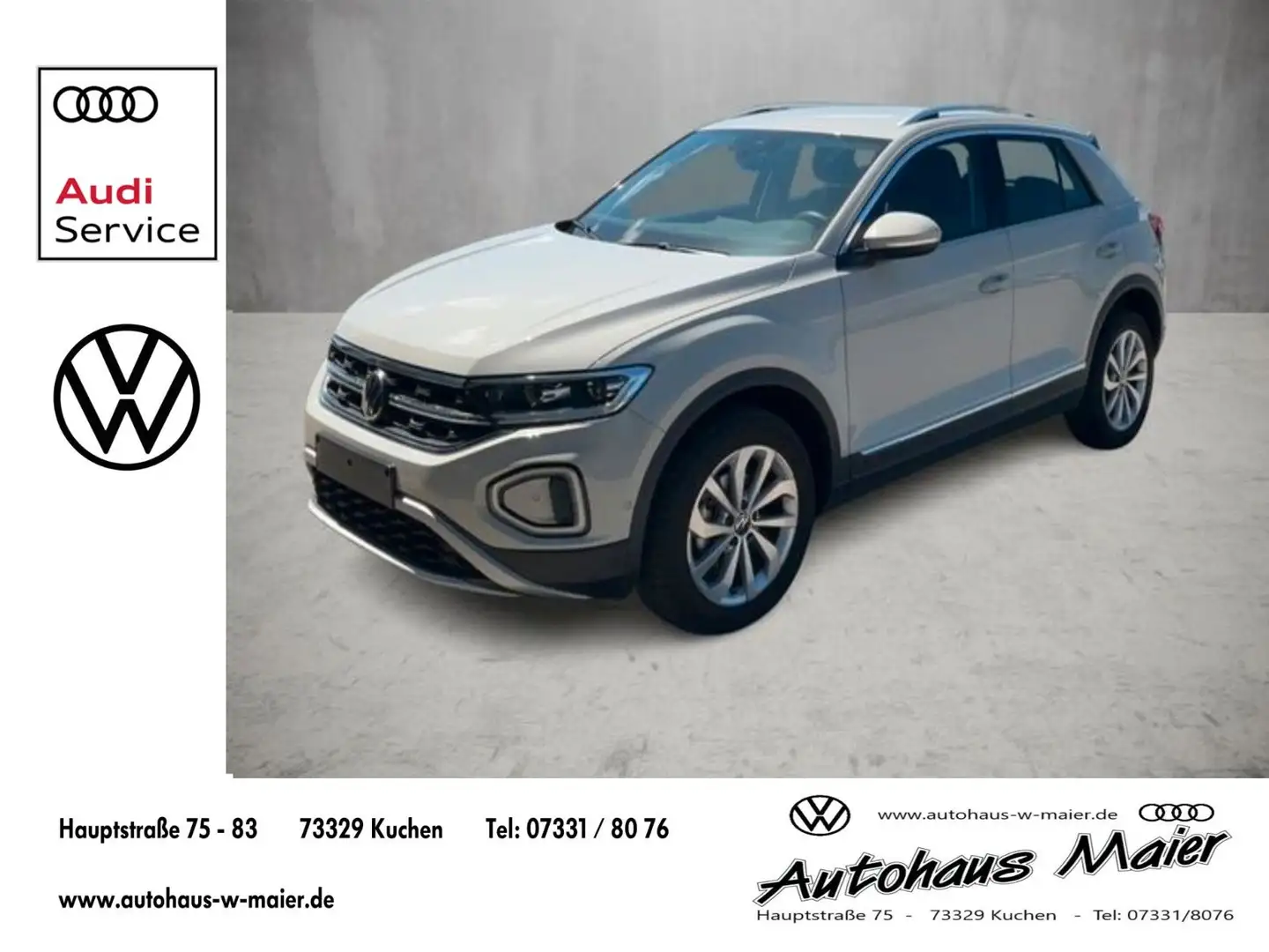 Volkswagen T-Roc 1.5 TSI DSG Style RFK/PDC/SHZ/ALU Gris - 1