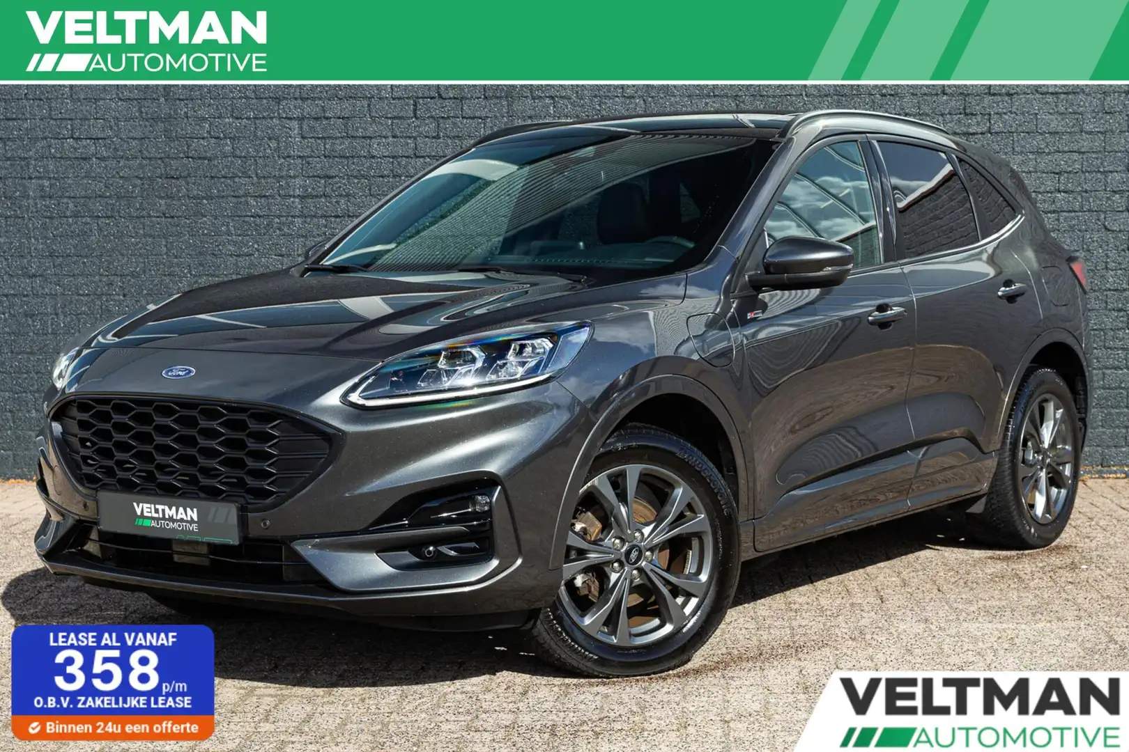 Ford Kuga 2.5 PHEV ST-Line X PANO TREKHAAK LED STOELVERWARMI Grijs - 1