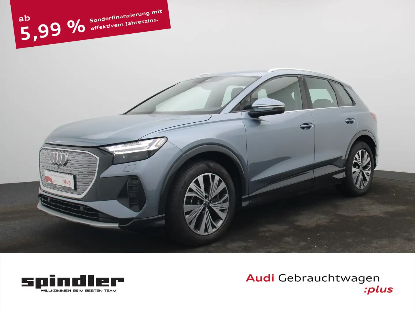 Audi Q4 e-tron 40 advanced / AR-HuD, Matrix, MMI-Navi Blau - 1