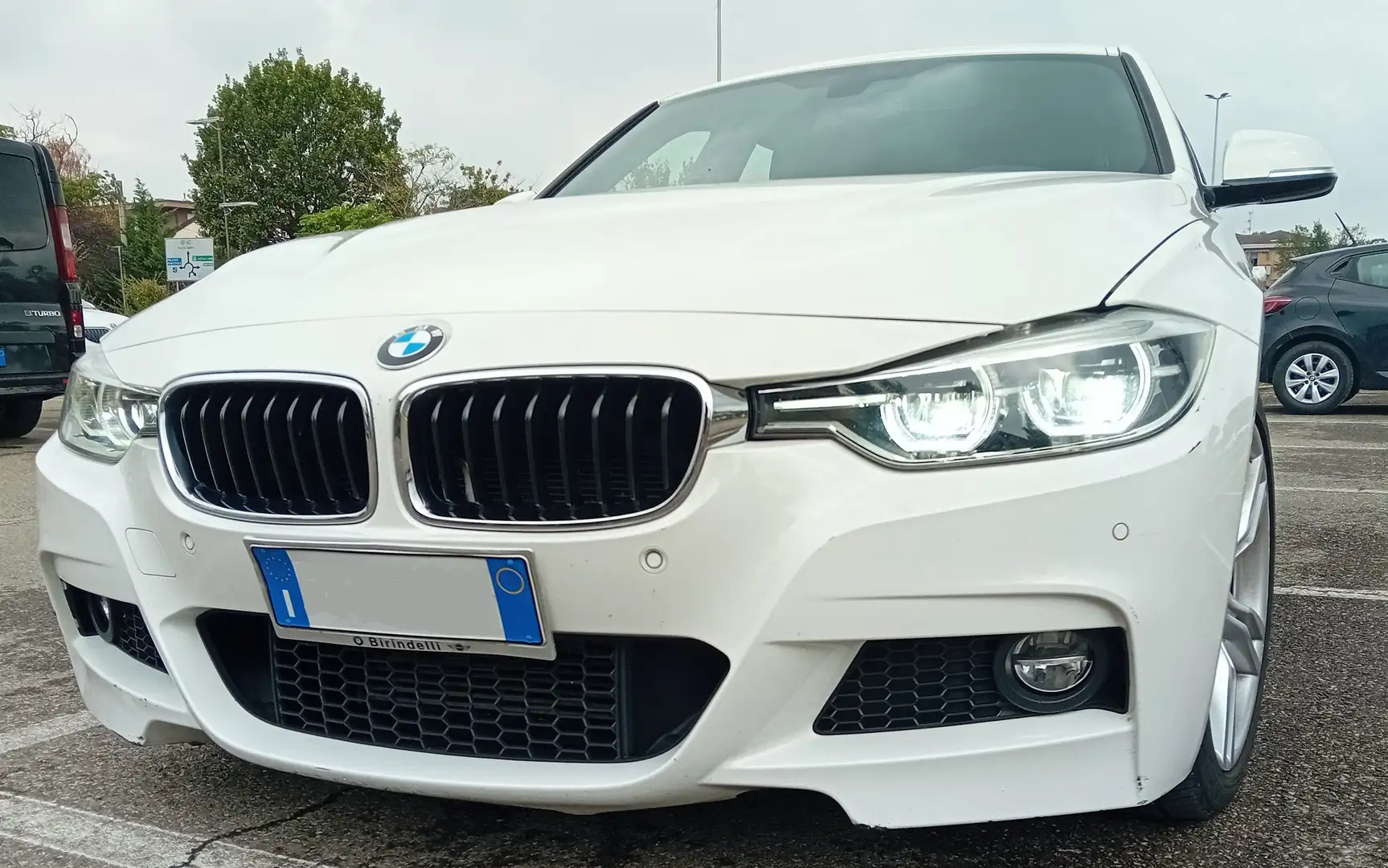 BMW 316 316d Touring Msport Bianco - 2