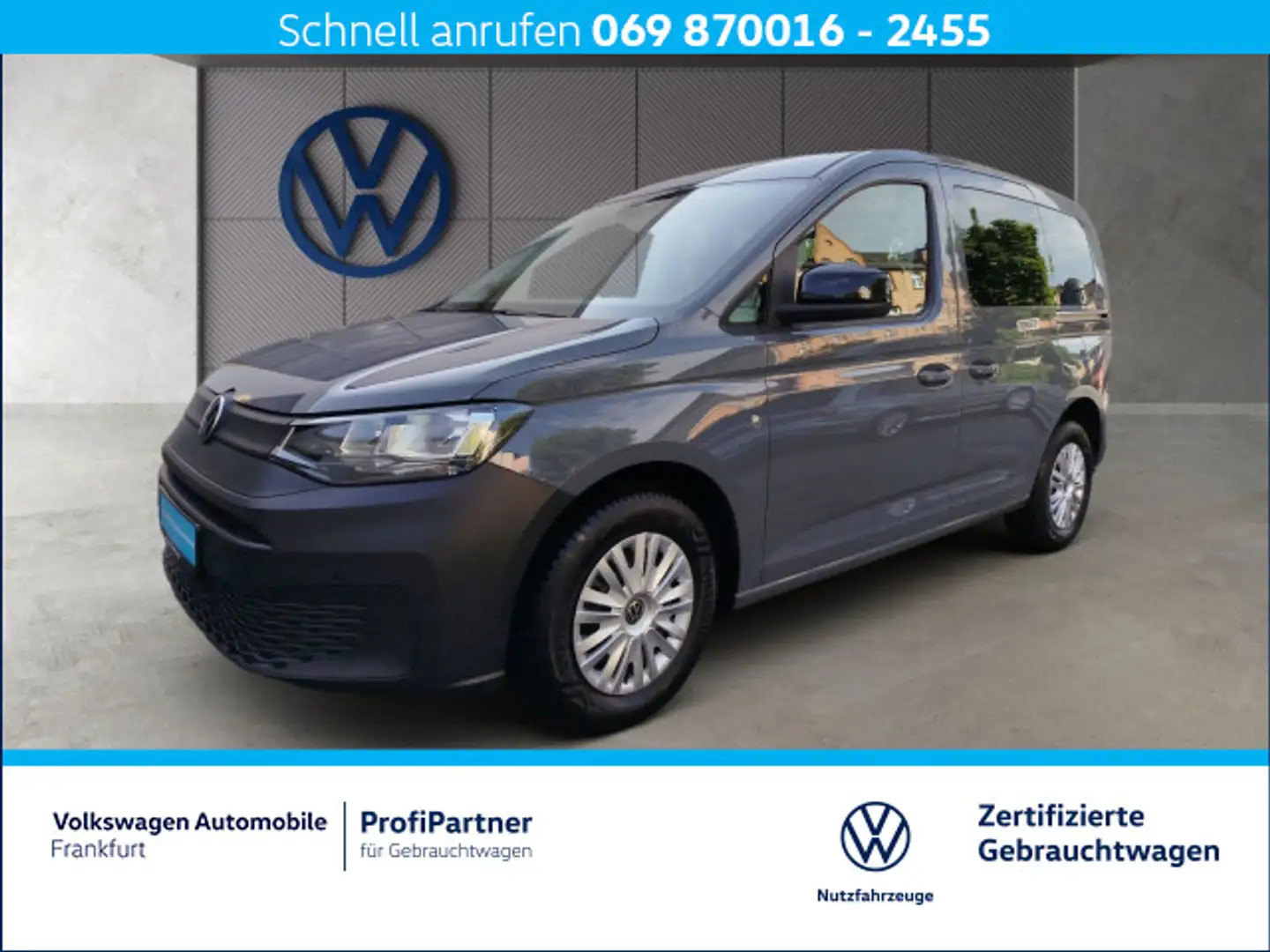 Volkswagen Caddy 2.0 TDI FrontAssist DAB+ Grigio - 1