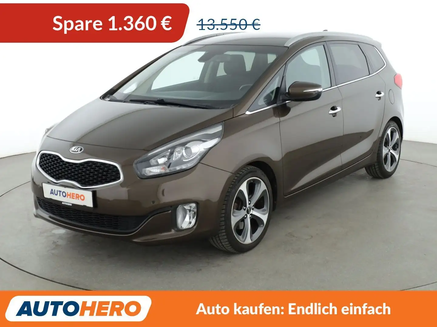 Kia Carens 1.7 CRDi UEFA Euro 2016*NAVI*TEMPO*CAM*PDC* Braun - 1