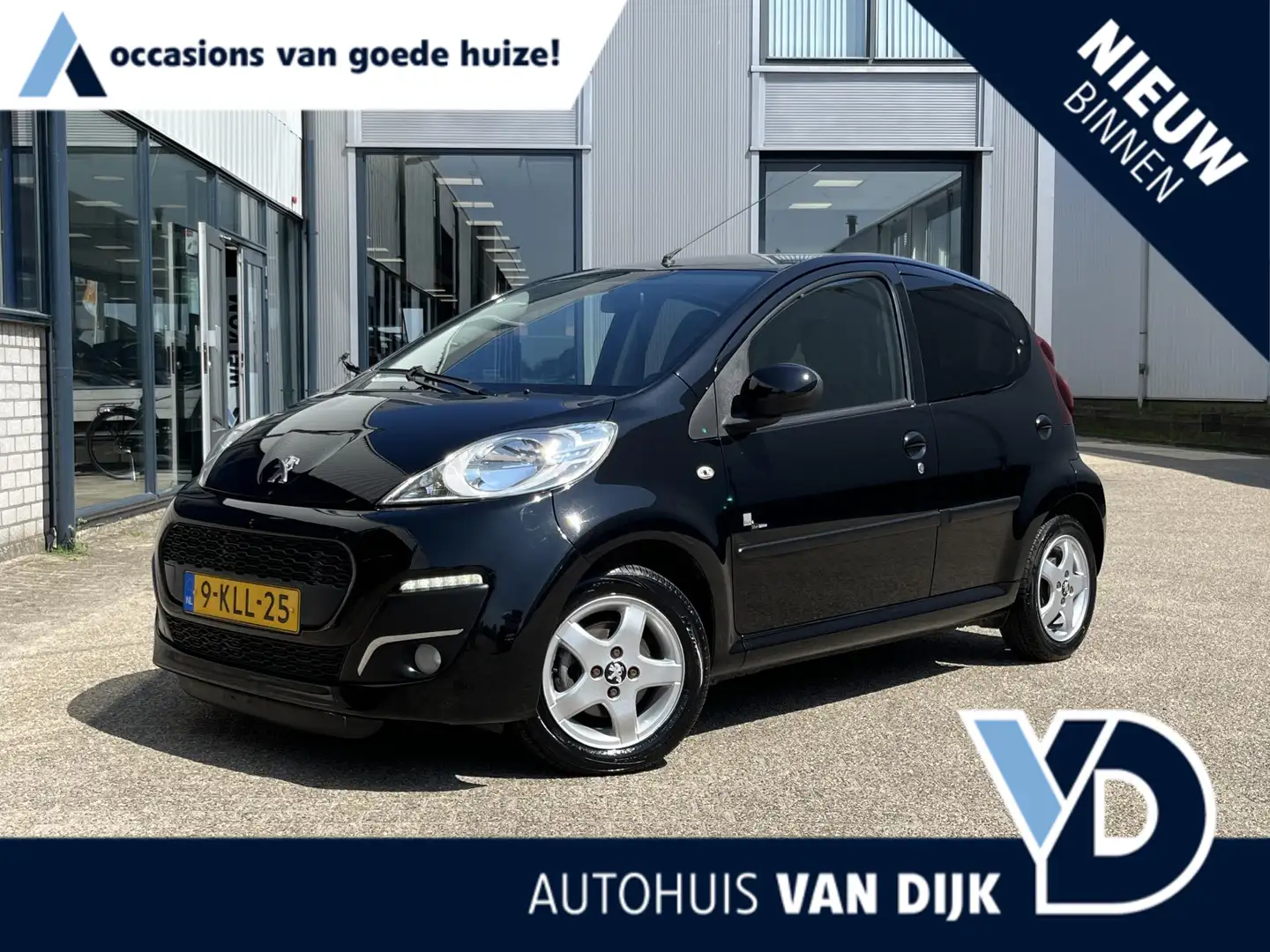 Peugeot 107 1.0 Black & Silver | NL Auto/2e Eig./Voll.Historie Schwarz - 1