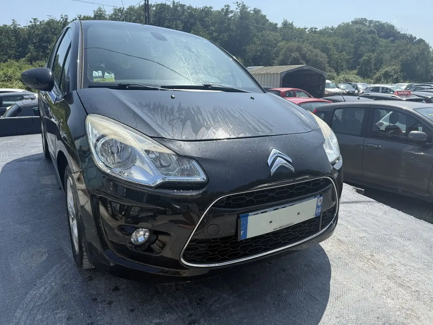 Citroen C3 1.6 VTI EXCLUSIVE BA Noir - 1